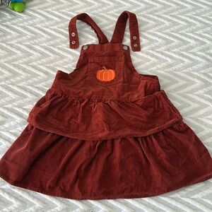 Pumpkin corduroy jumper